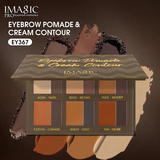 IMAGIC EYEBROW POMADE & CREAM CONTOUR PALETTE (EY-367)