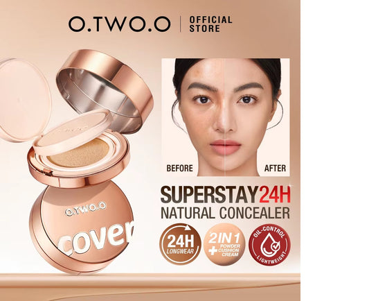 O.TWO.O ALL DAY SOFT FOCUS POWDER AND CUSHION CREAM