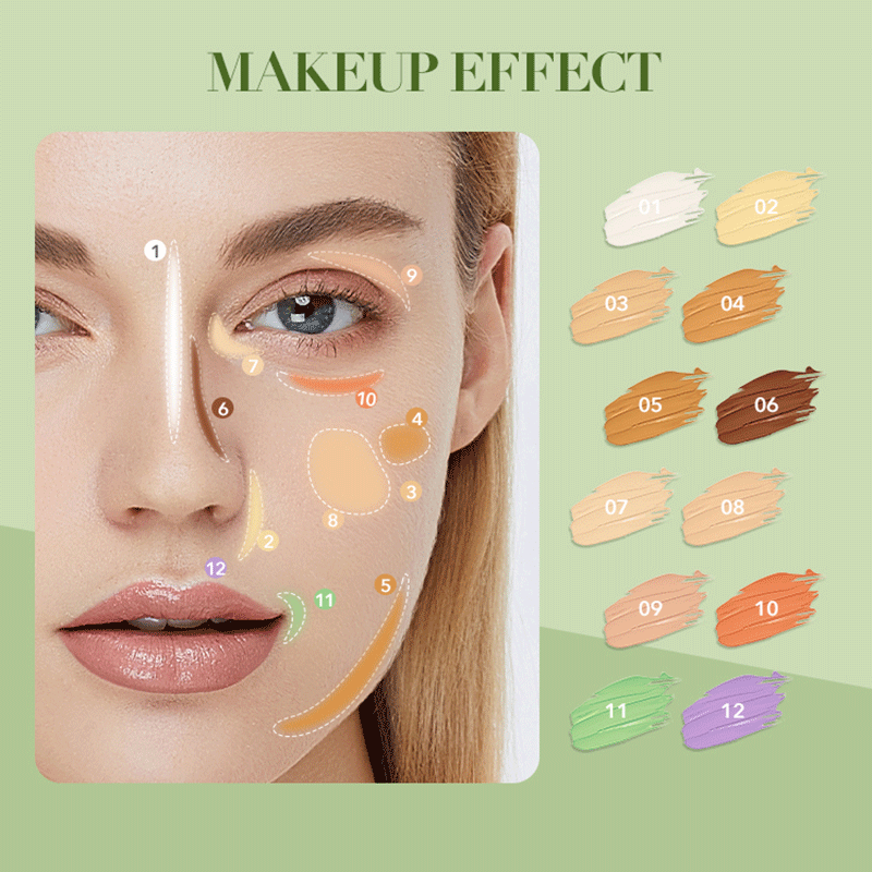 IMAGIC 12 COLOR CONCEALER PALETTE (FA-137)