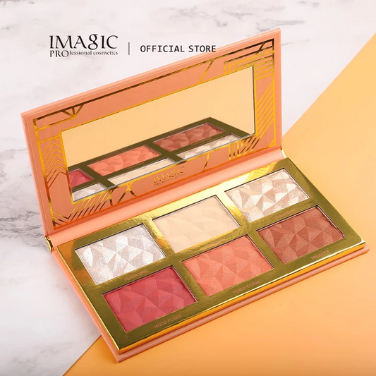 IMAGIC HIGHLIGHTER, BLUSH AND CONTOUR PALETTE (FA-126)