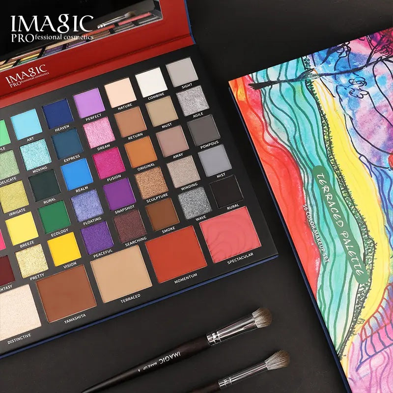 IMAGIC 56 COLOR TERRACED EYESHADOW PALETTE (EY-356)