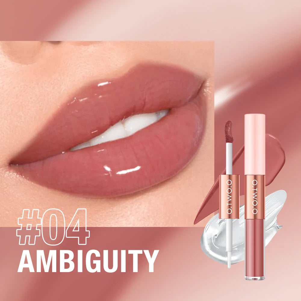 O.TWO.O DOUBLE EFFECT MATTE AND GLOSS LIPSTICK