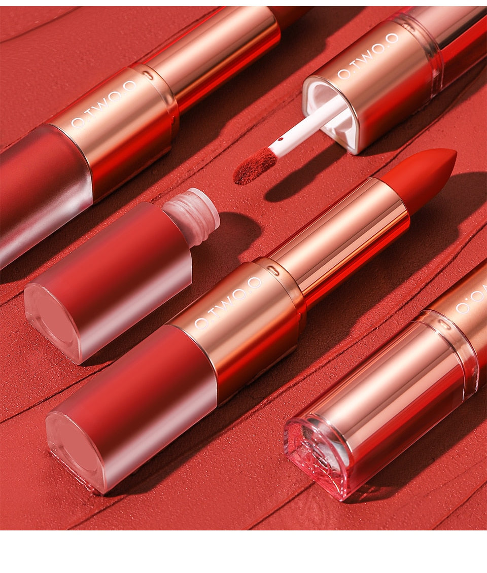 O.TWO.O 2 IN 1 LIP GLAZE AND LIPSTICK